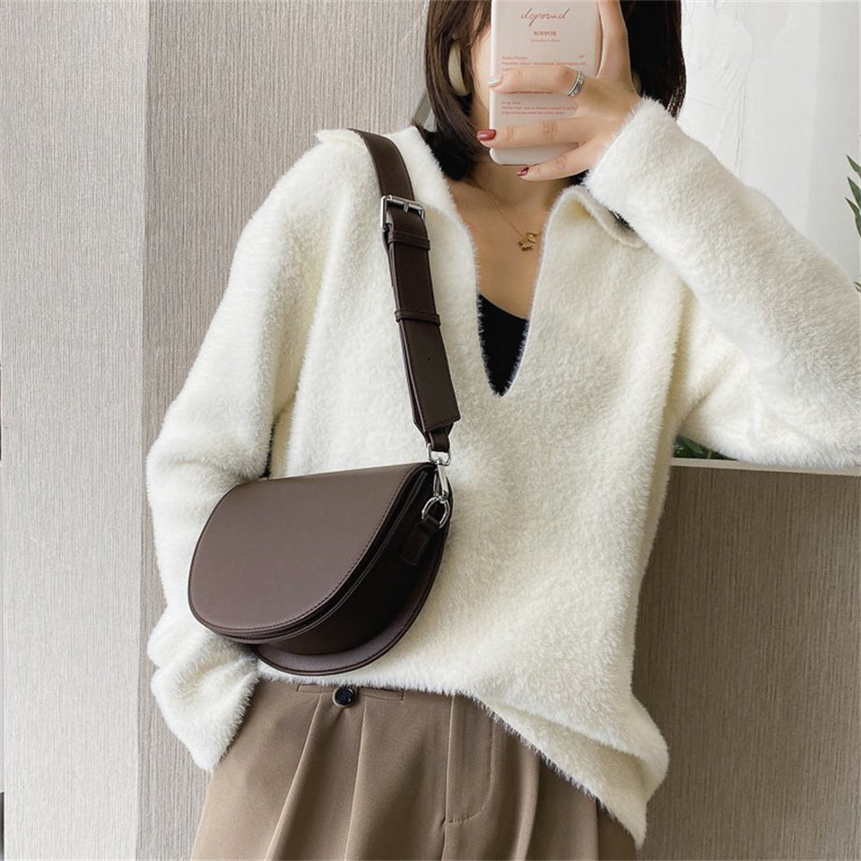Serre Vegan Leather Crossbody Bag