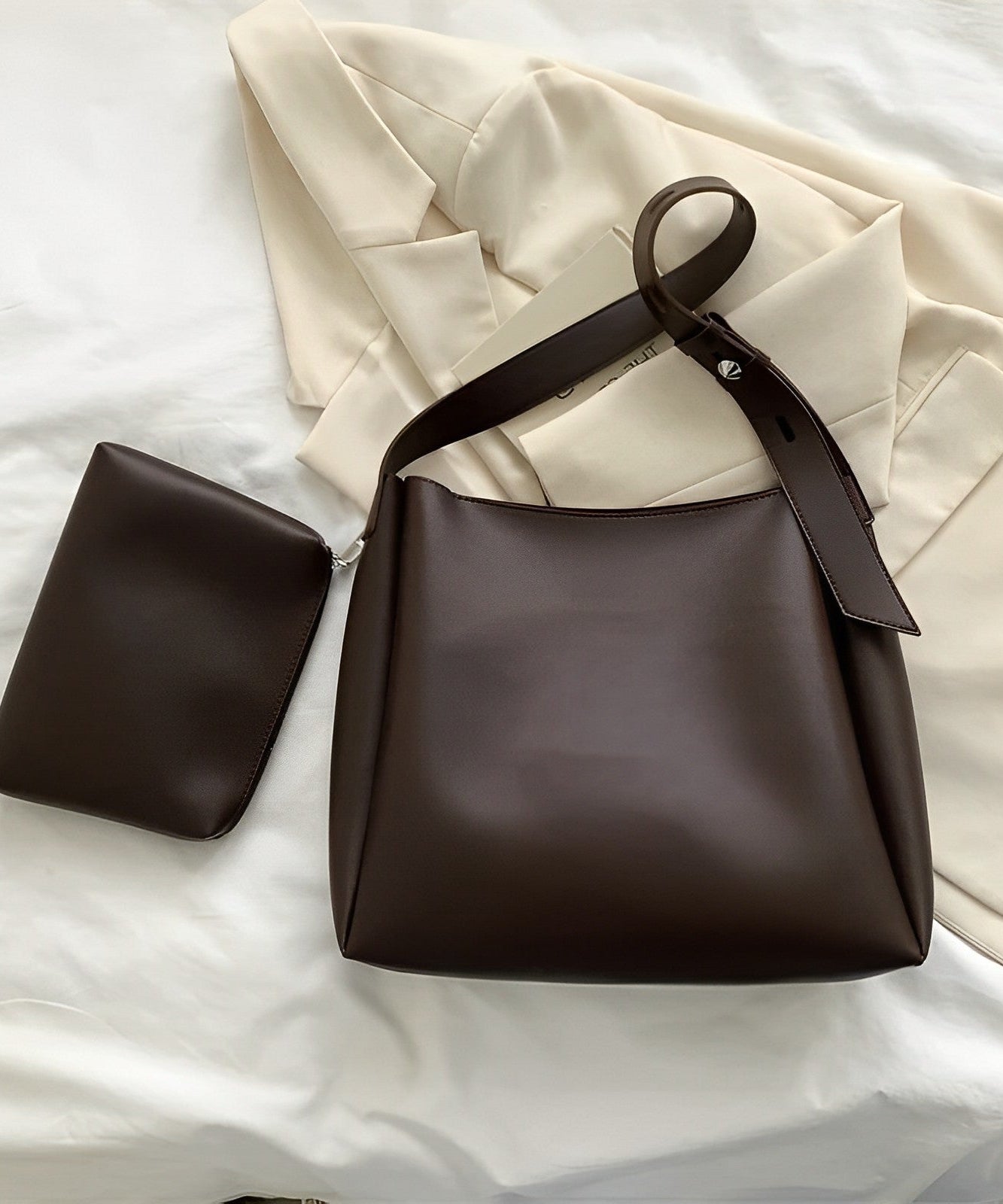 Maud Vegan Leather Hobo Bag