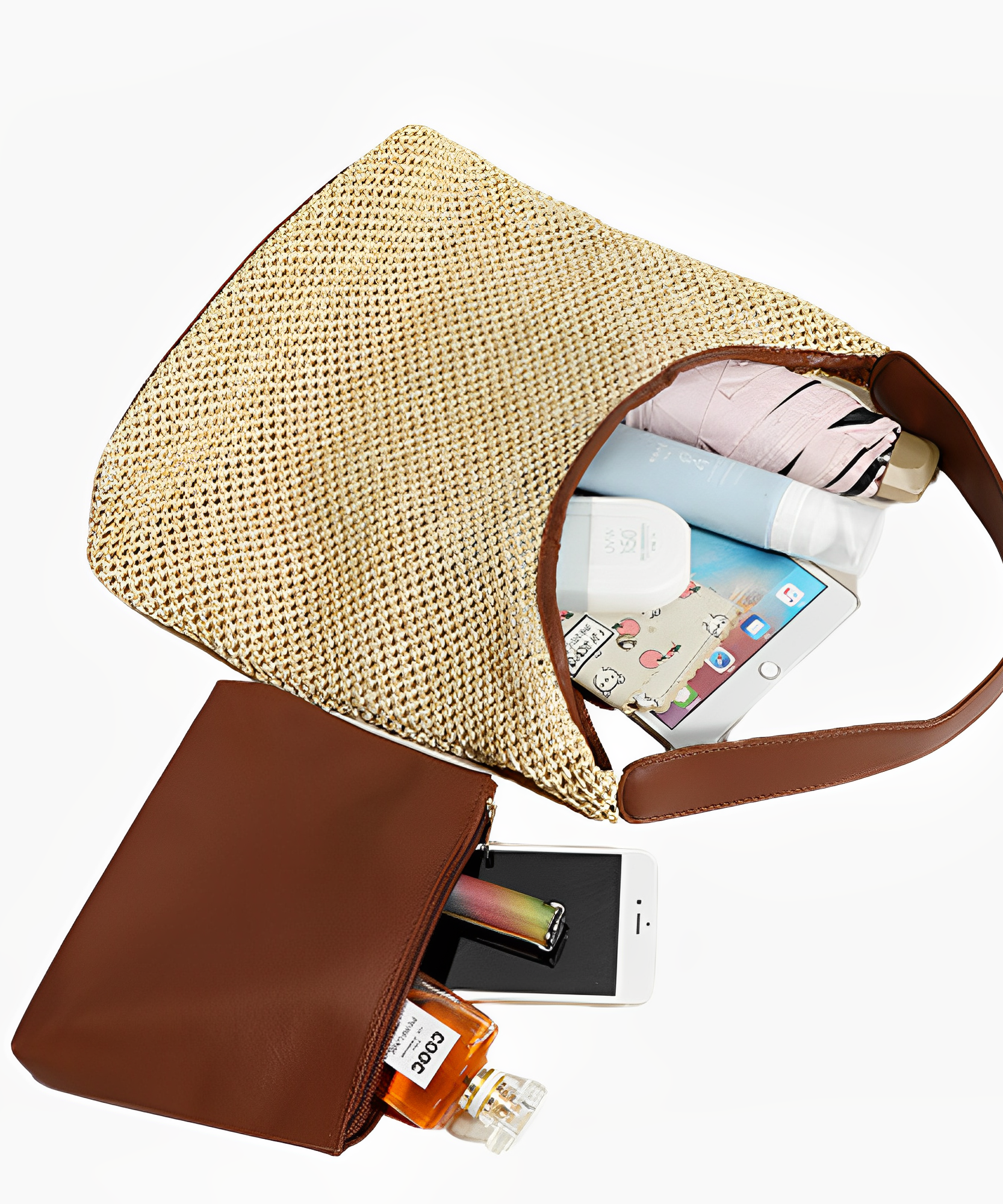 Lena Vegan Leather Hobo Bag