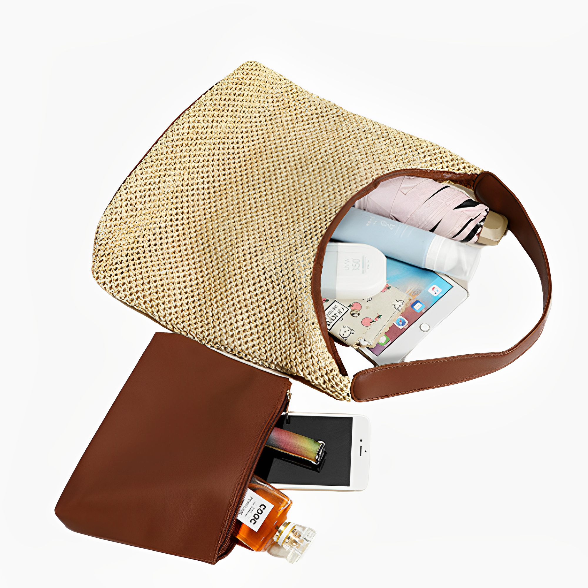 Lena Vegan Leather Hobo Bag