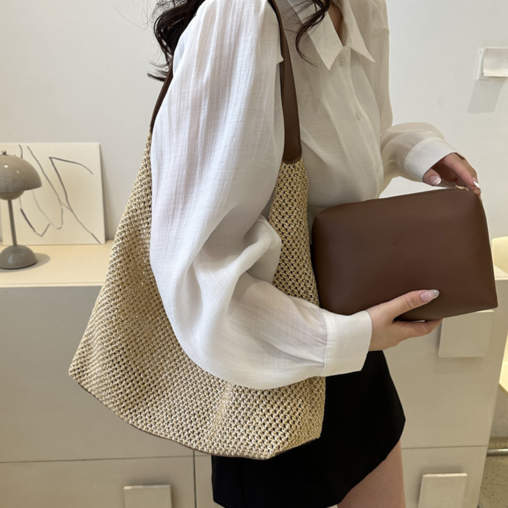 Lena Vegan Leather Hobo Bag