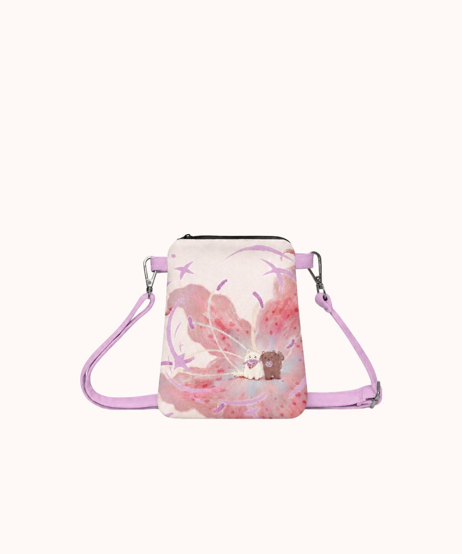 Canvas-Handytasche „Lily Friends“
