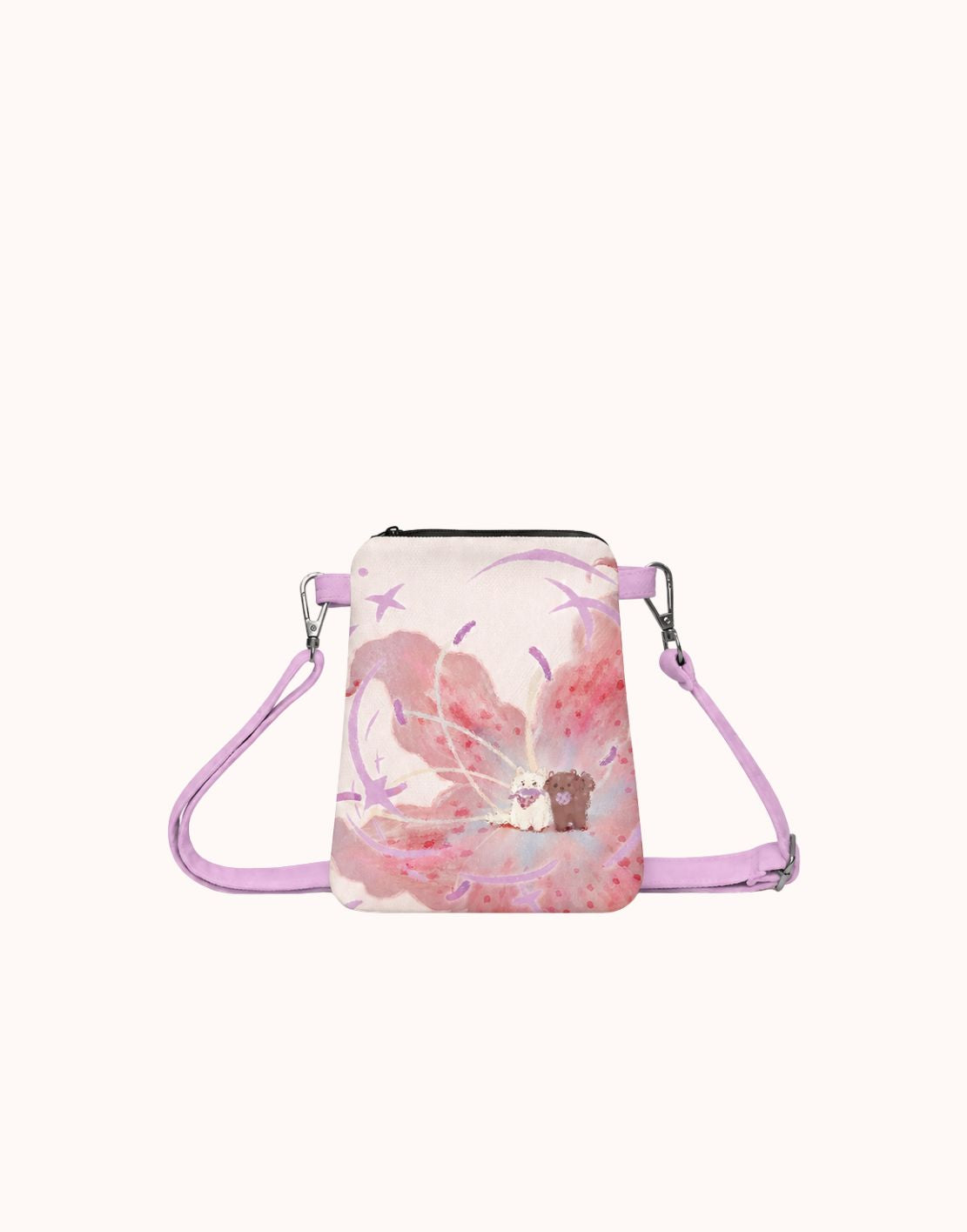Canvas-Handytasche „Lily Friends“