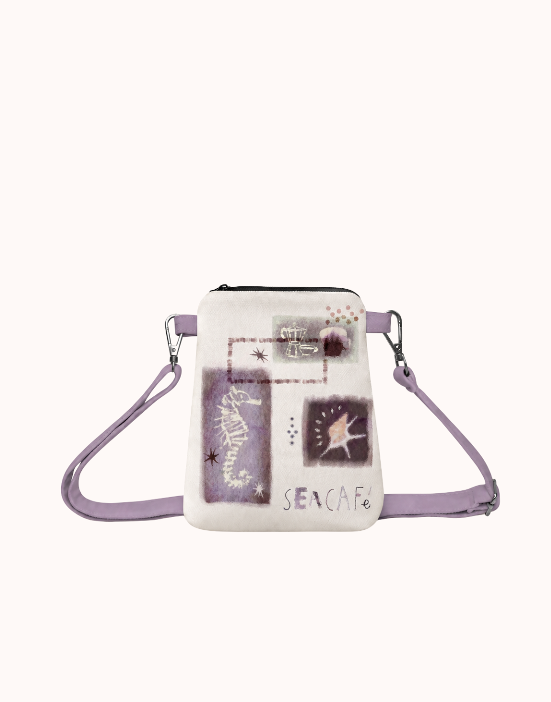 Island Coffee Canvas Phone Bag