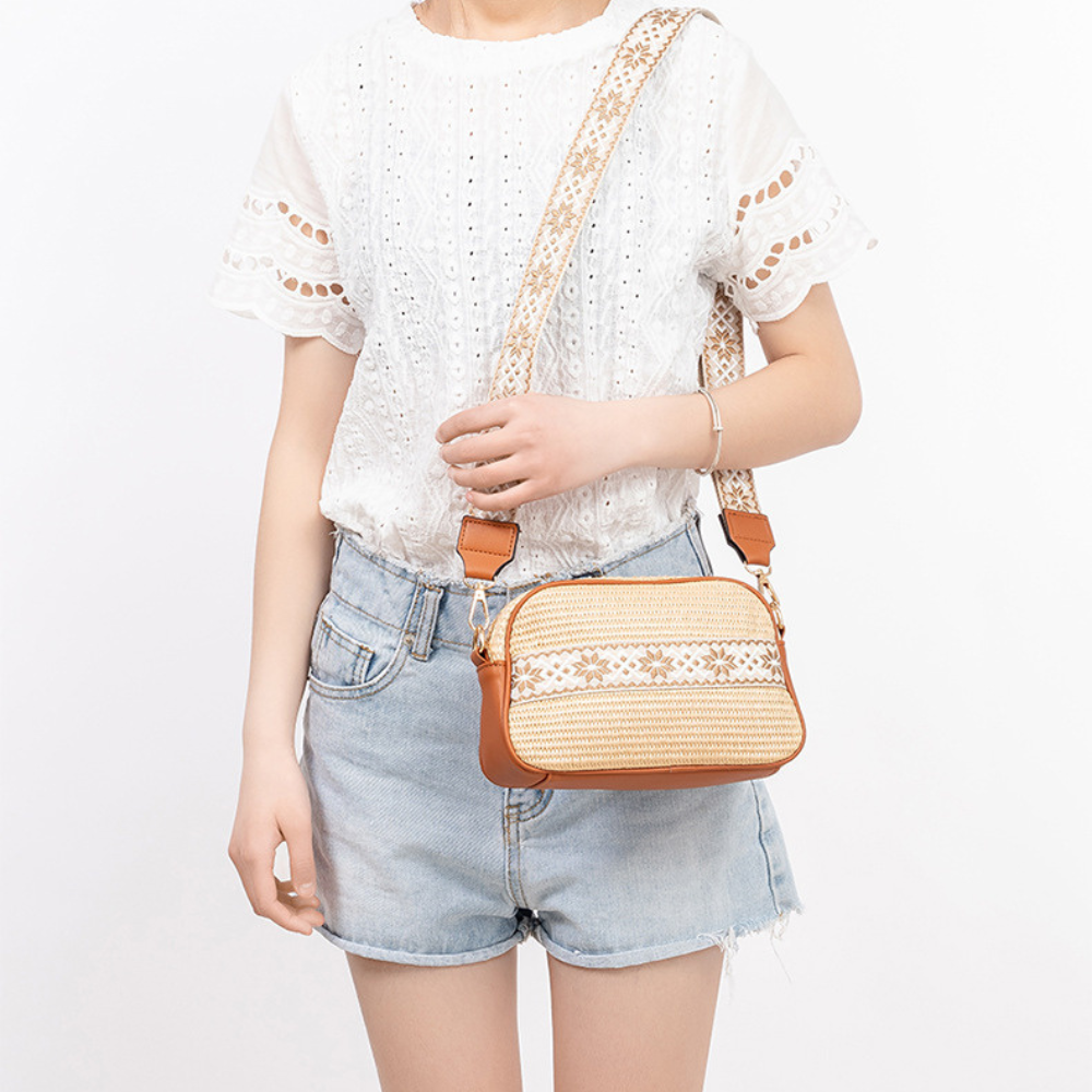 Daphne Vegan Leather Crossbody Bag