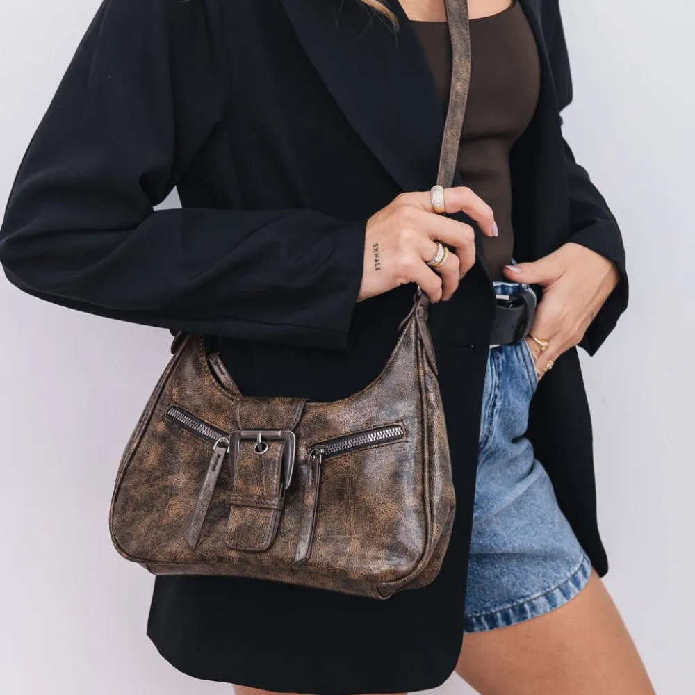 Cosmèa Vegan Leather Crossbody Bag