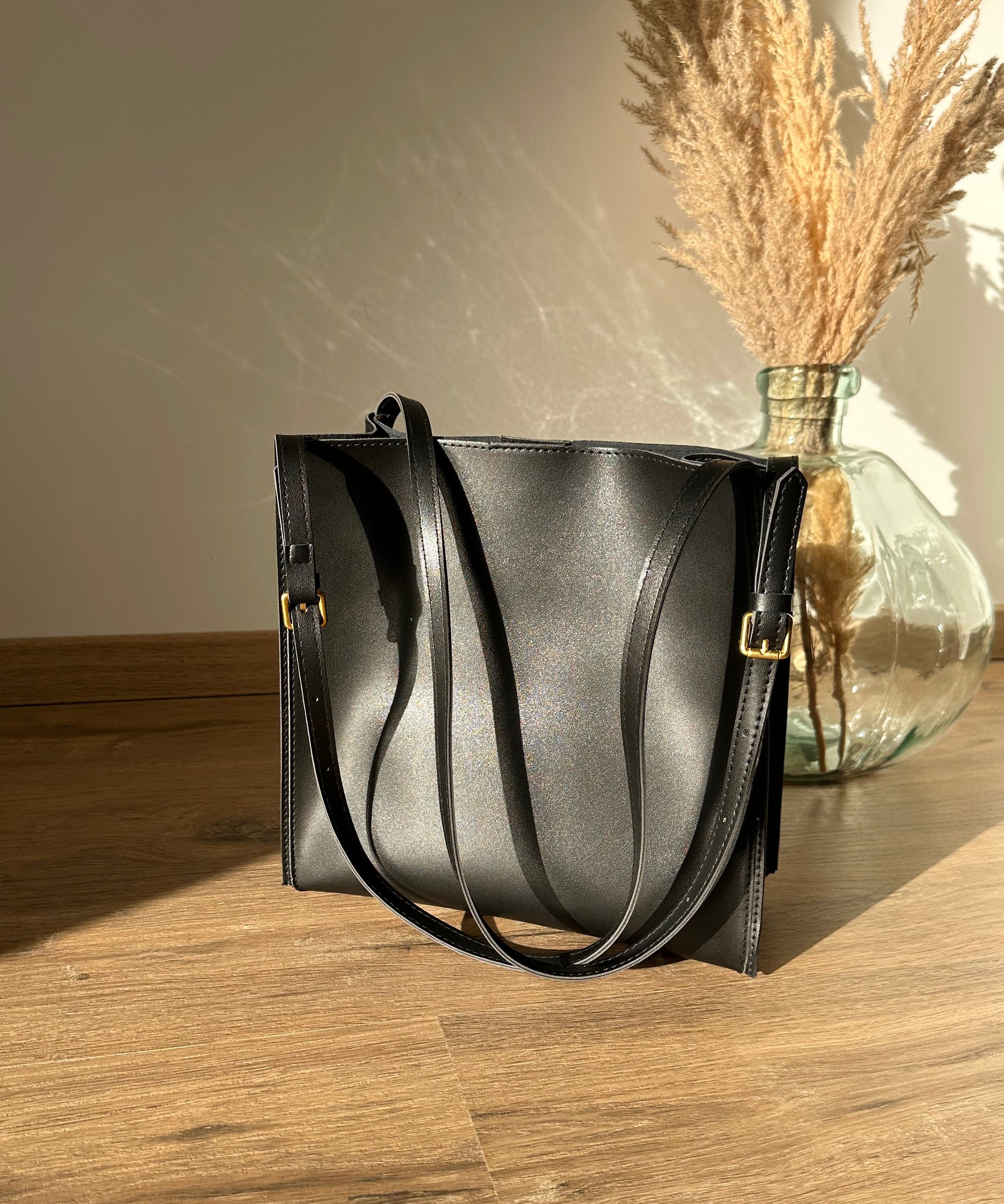 Riva Vegan Leather Tote Bag