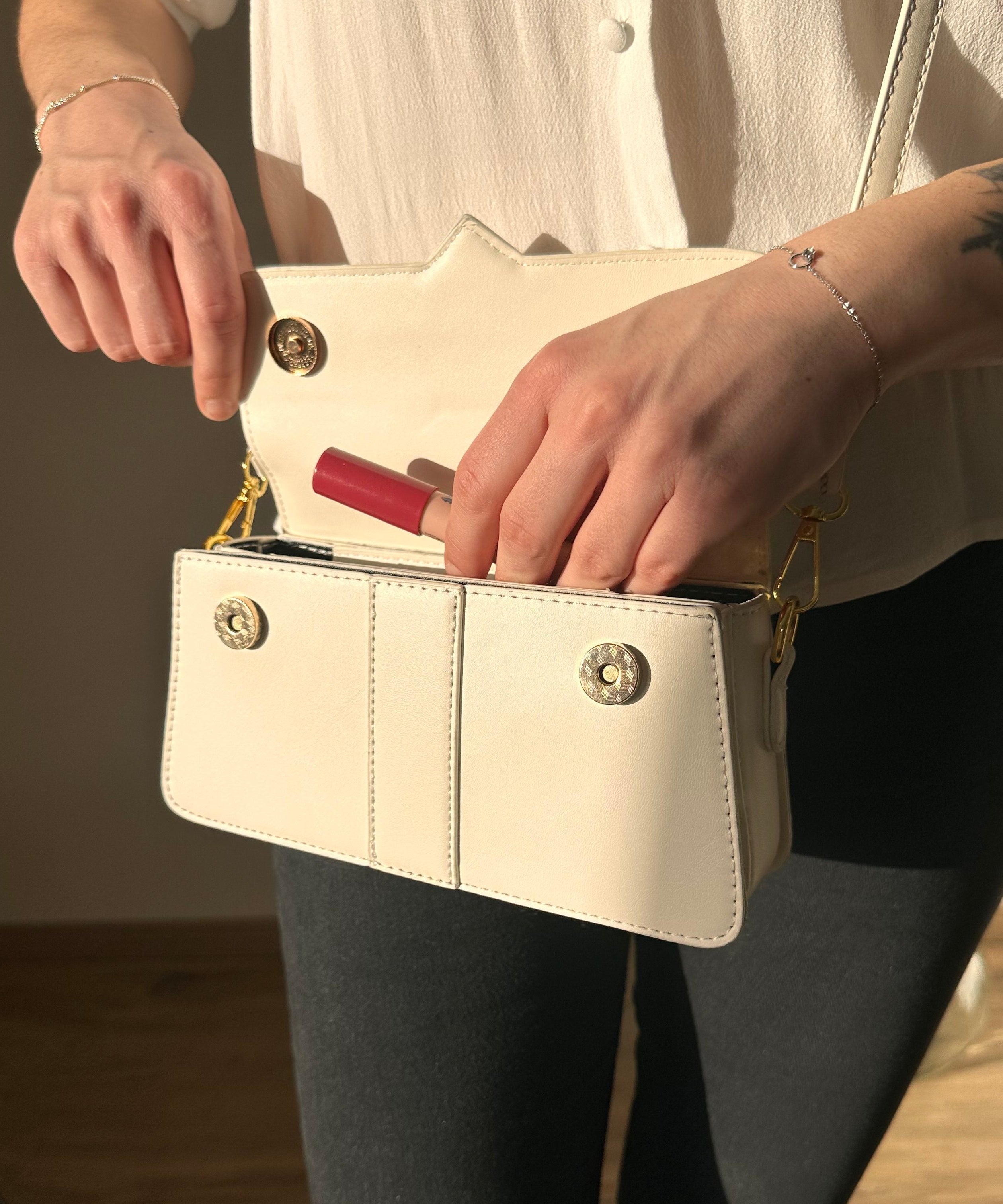 Bellecourt Vegan Leather Crossbody Bag