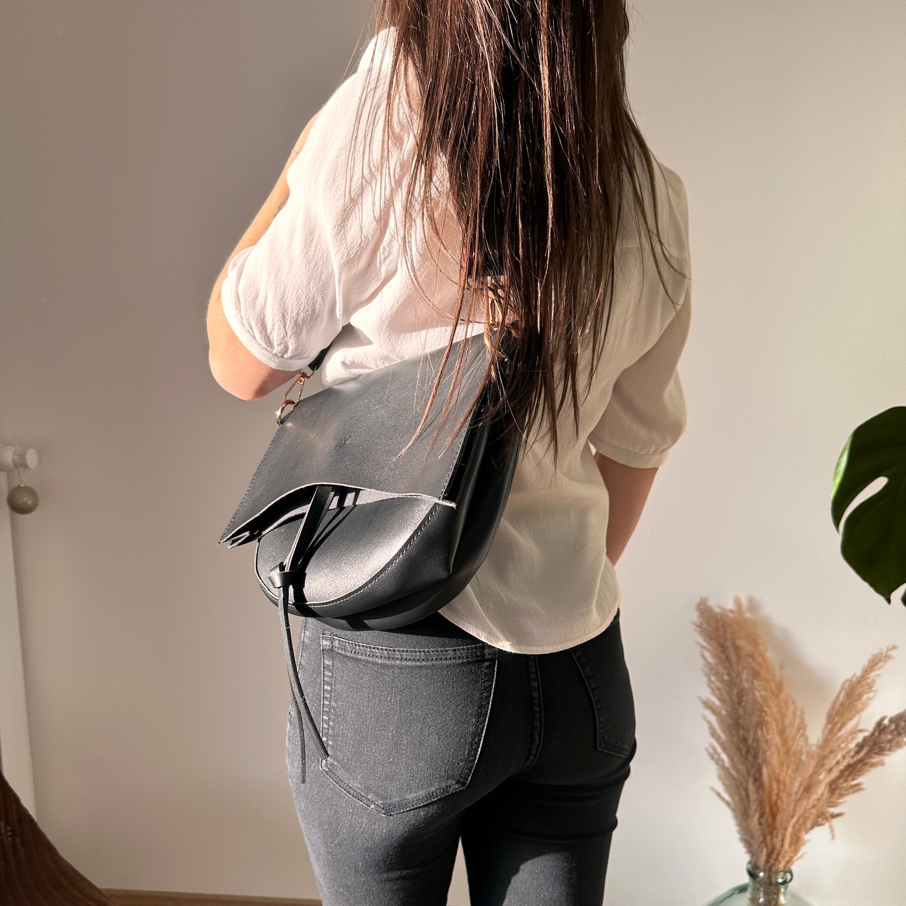Aurore Vegan Leather Crossbody Bag