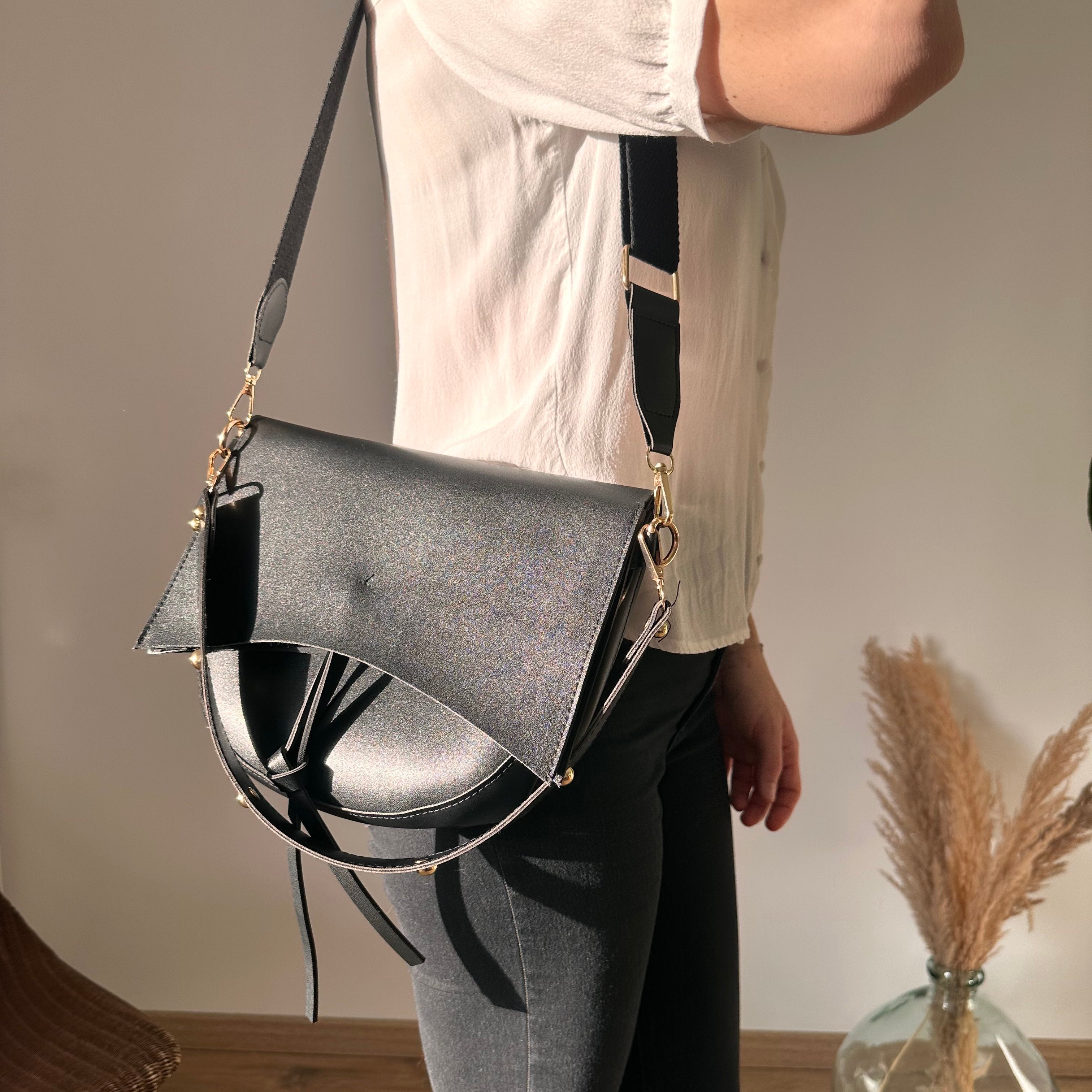 Aurore Vegan Leather Crossbody Bag