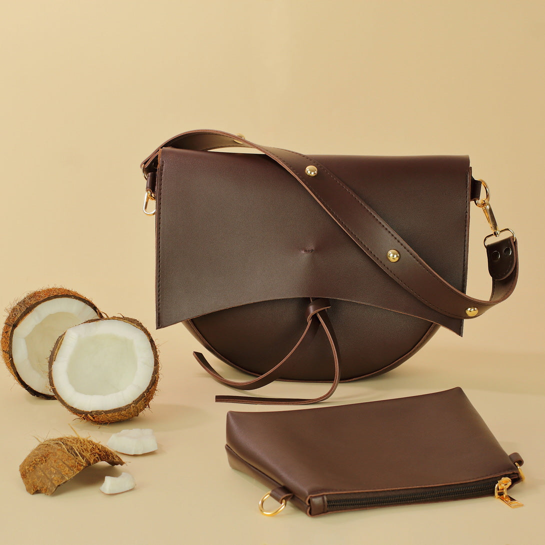 Aurore Vegan Leather Crossbody Bag