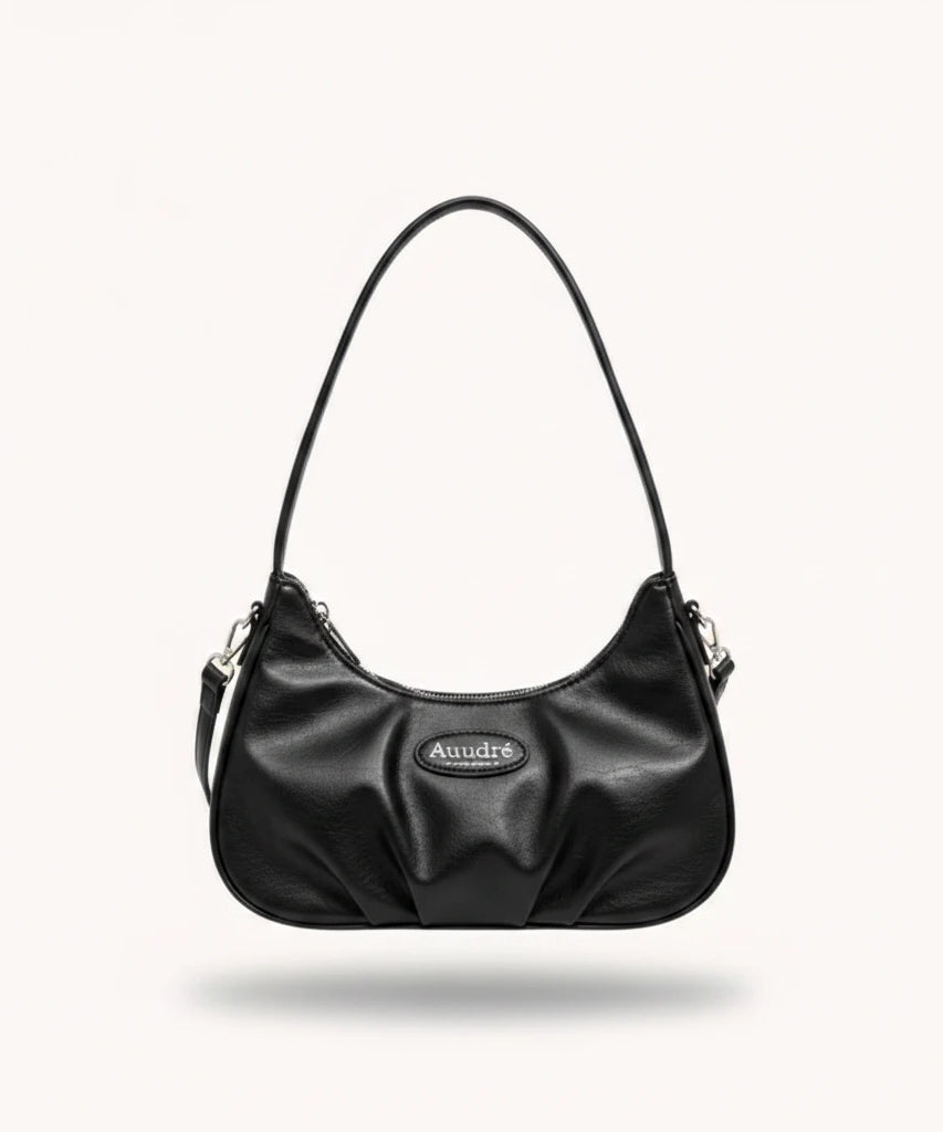 Ink Shoulder Bag — Patent | Remove the bg with text of the products and replace the bg with image reference i give and keep the showdow of the products