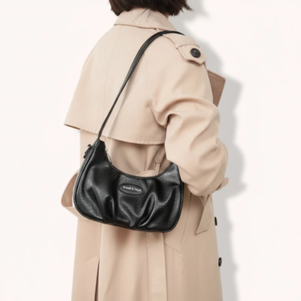 Ink Shoulder Bag — Patent | Remove the bg with text of the products and replace the bg with image reference i give and keep the showdow of the products