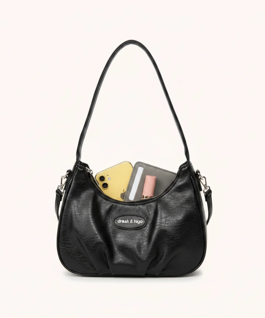 Ink Shoulder Bag — Patent | Remove the bg with text of the products and replace the bg with image reference i give and keep the showdow of the products