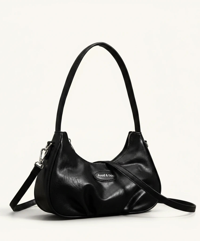 Ink Shoulder Bag — Patent | Remove the bg with text of the products and replace the bg with image reference i give and keep the showdow of the products