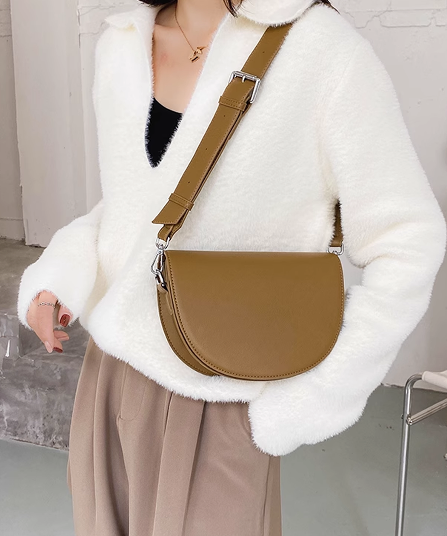 Serre Vegan Leather Crossbody Bag