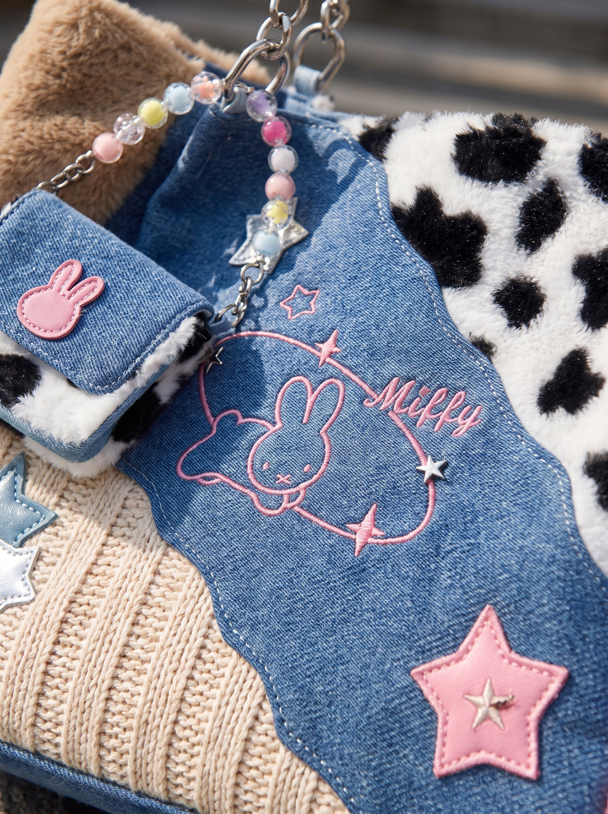Jigsaw Denim Shoulder Bag
