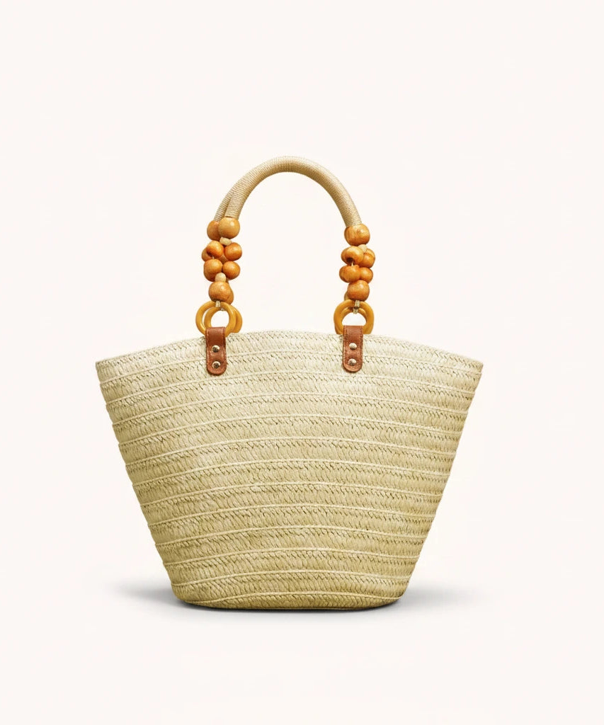 Market Basket Tote — Woven Straw | Remove the of the product and replace the bg with image reference i give and keep the showdow of the product