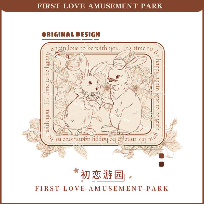 First Love Garden Canvas Crossbody Tote