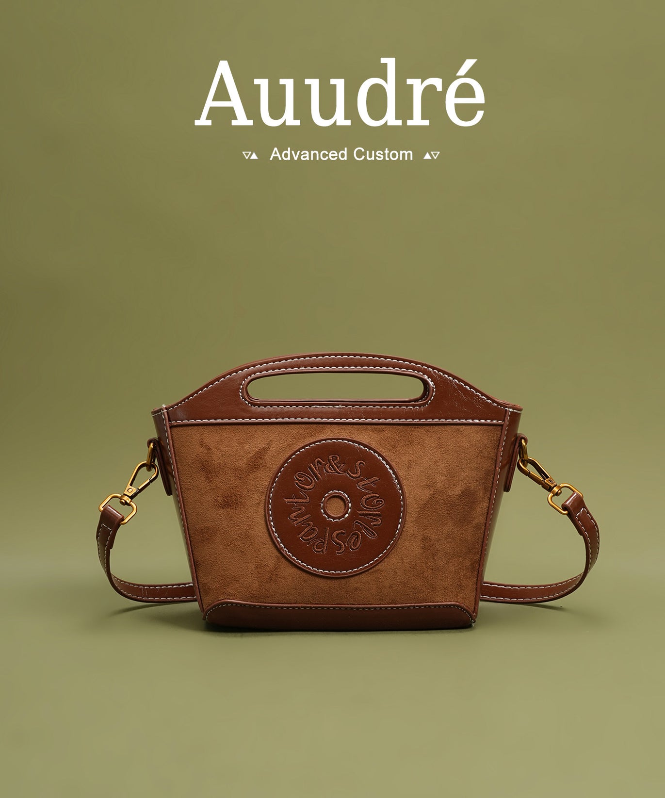 Cinder Pebbled Handbag