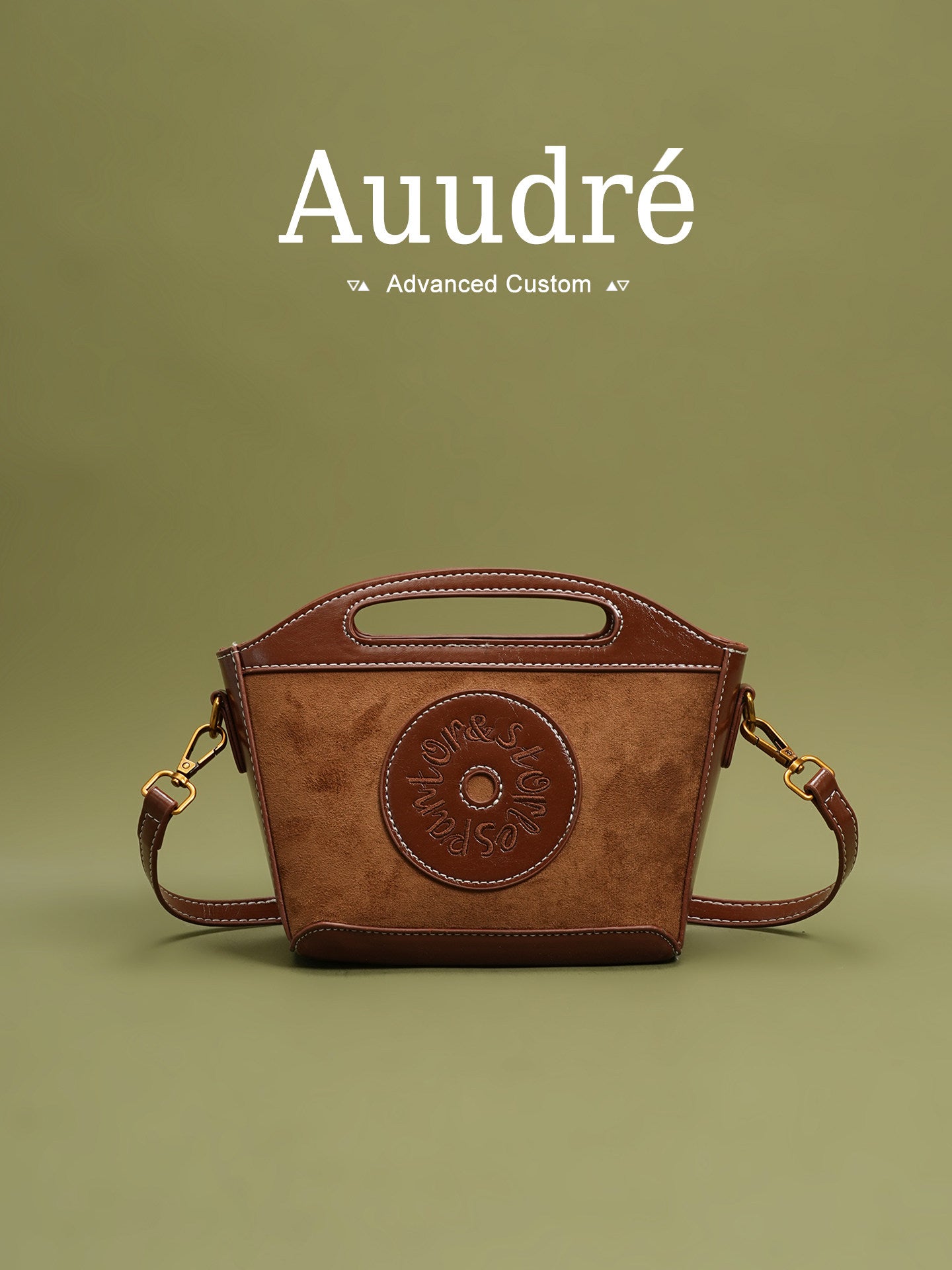 Cinder Pebbled Handbag