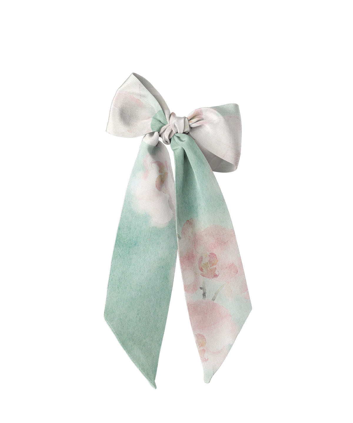 Mist Orchid Silk Scarf