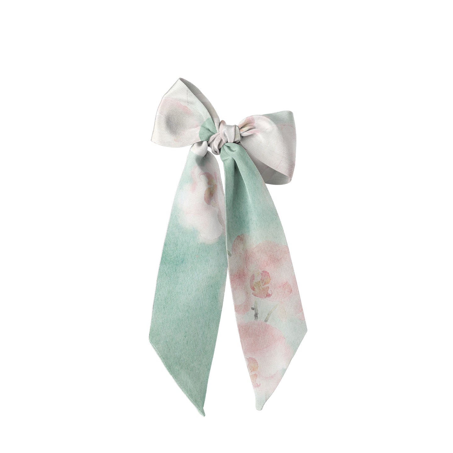 Mist Orchid Silk Scarf