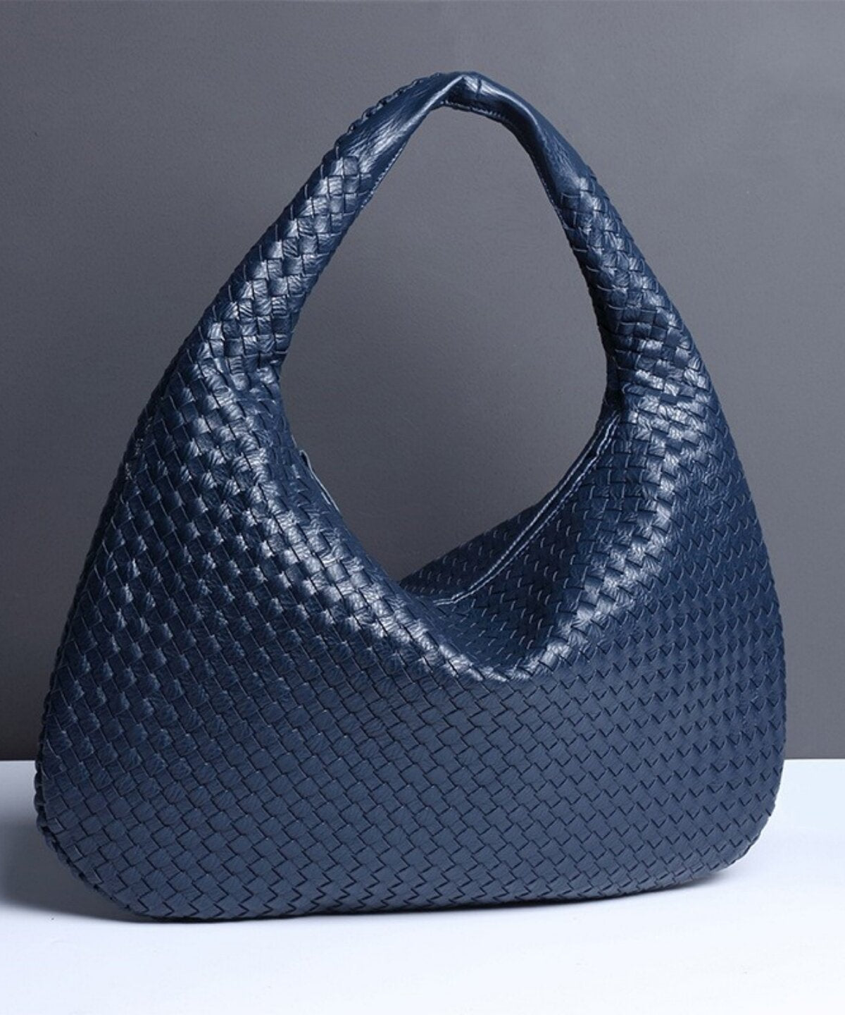 Sienna Woven Crescent Shoulder Bag