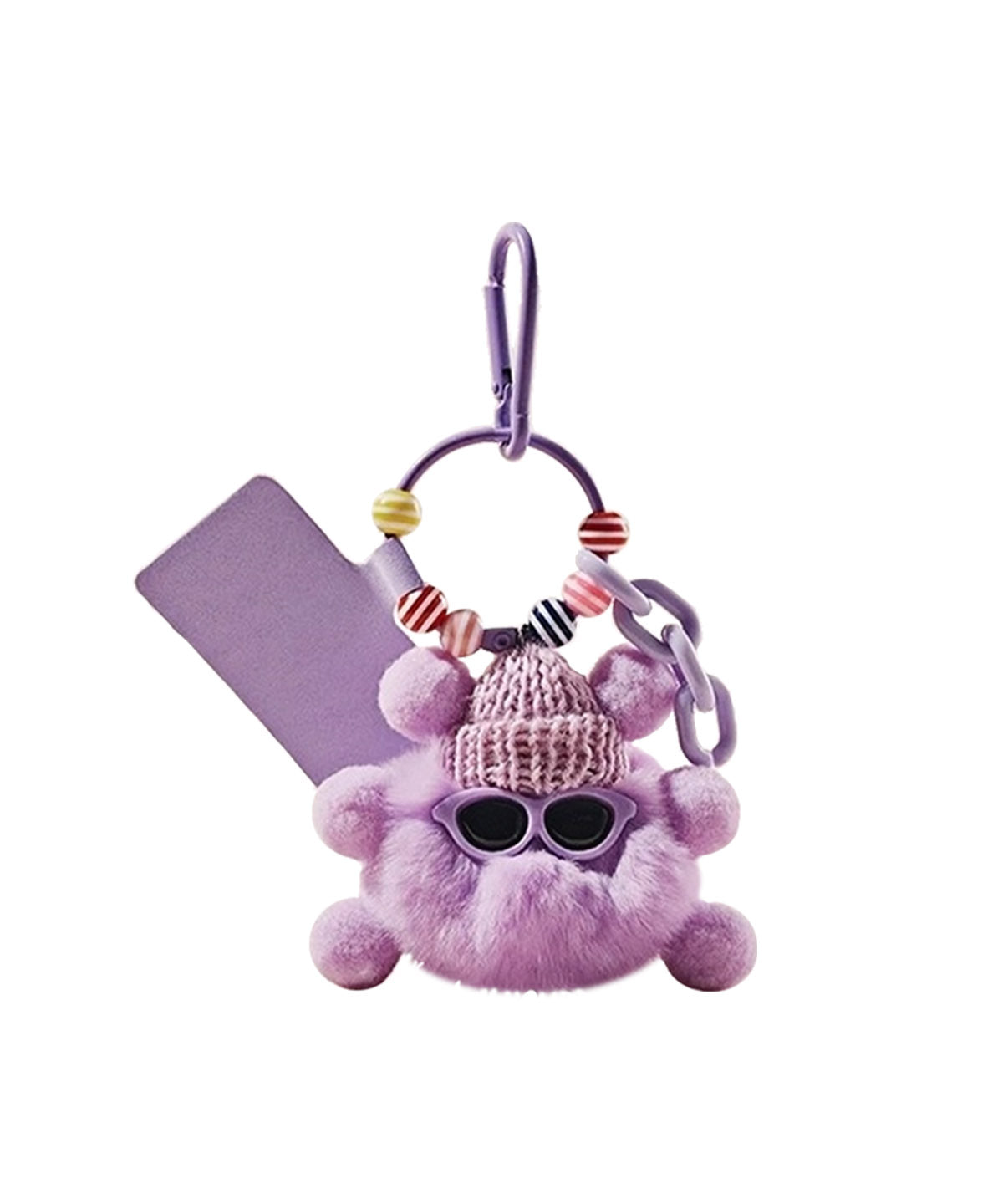 Pom Pom Beanie Bag Charm