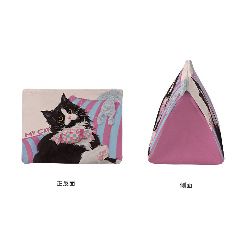 Cow Cat and Bunny Tissue Box Cover