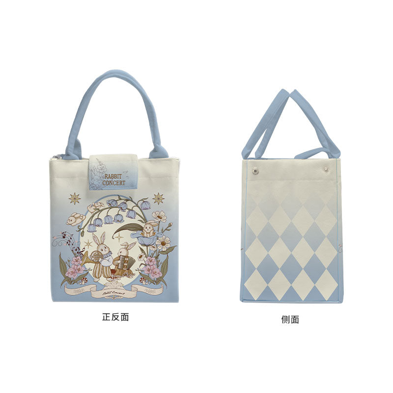 Bunny Concert Insulated Lunch Bag