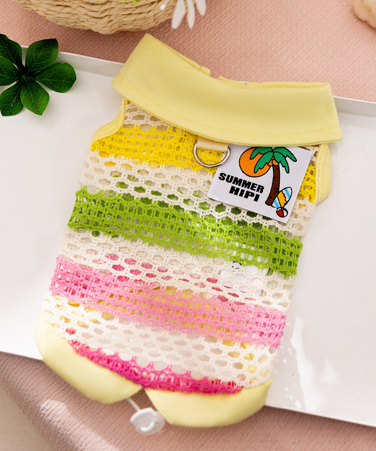 Striped Knit Pet Vest