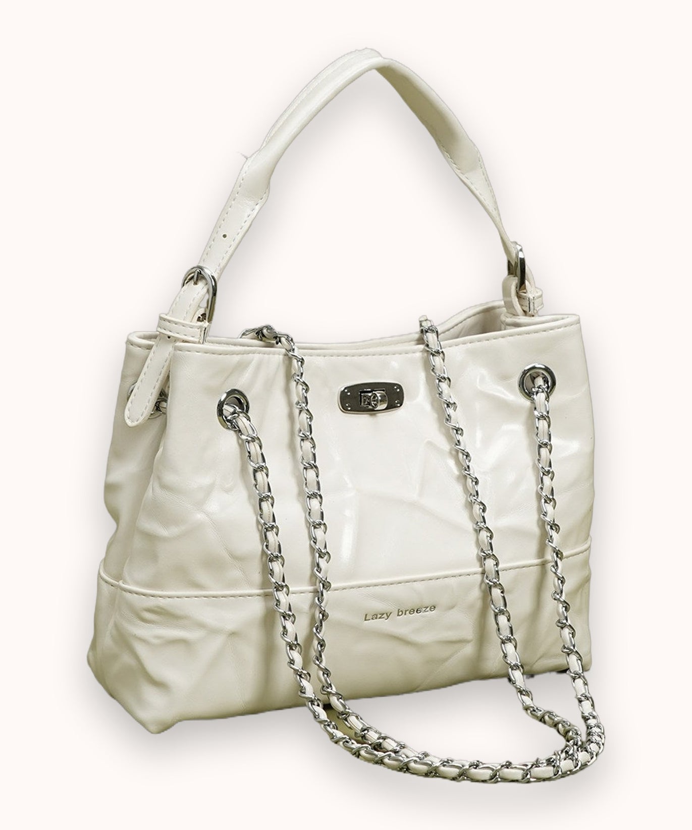 Frost Pebbled Shoulder Bag
