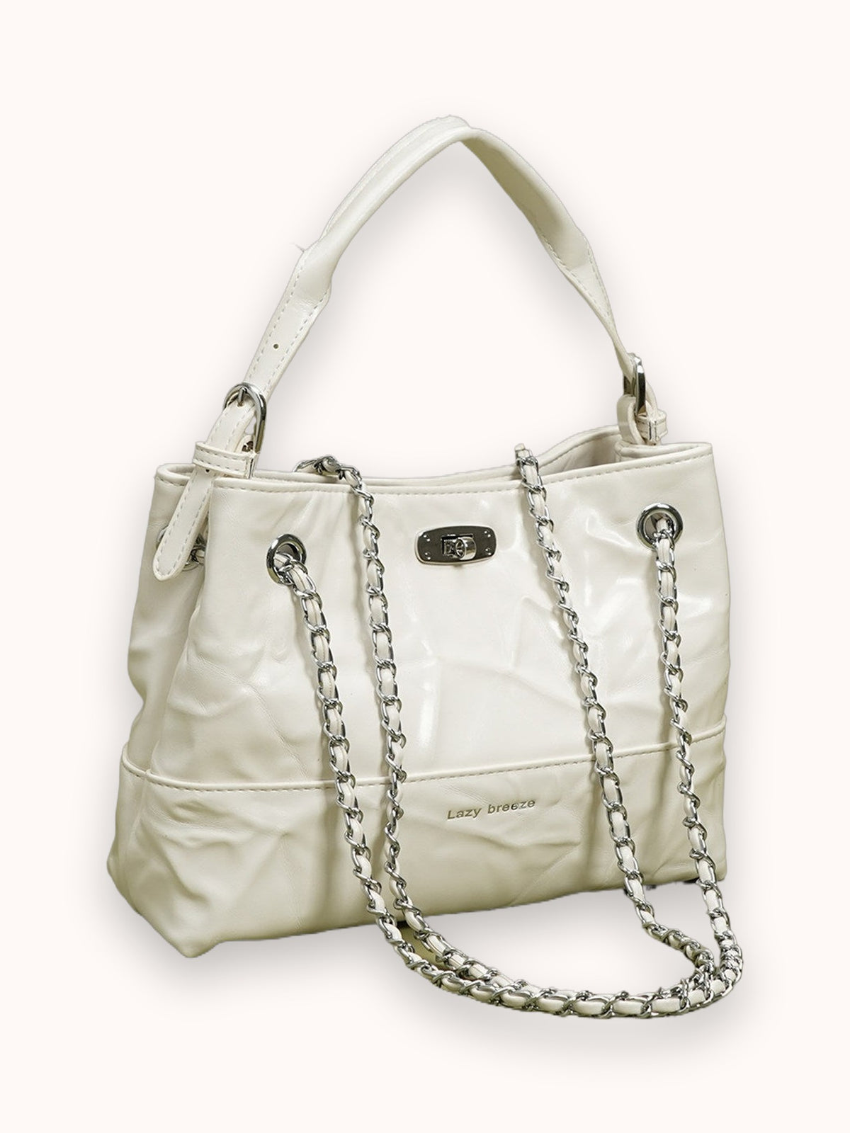 Frost Pebbled Shoulder Bag