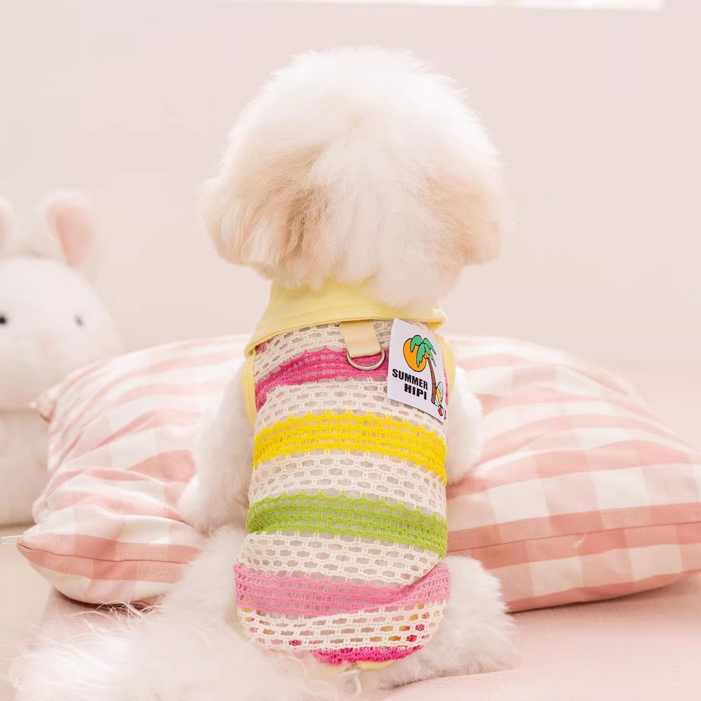 Striped Knit Pet Vest