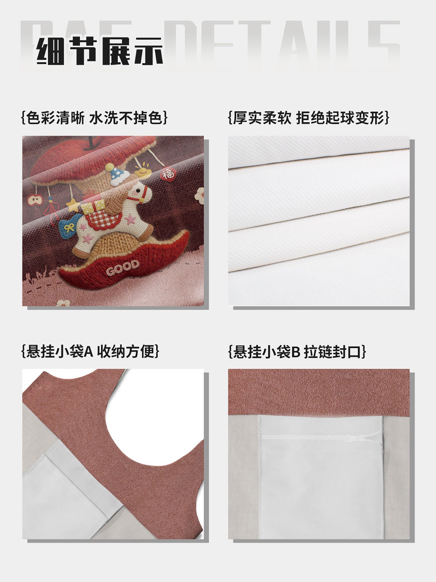 Lucky Horse Canvas Shoulder Bag