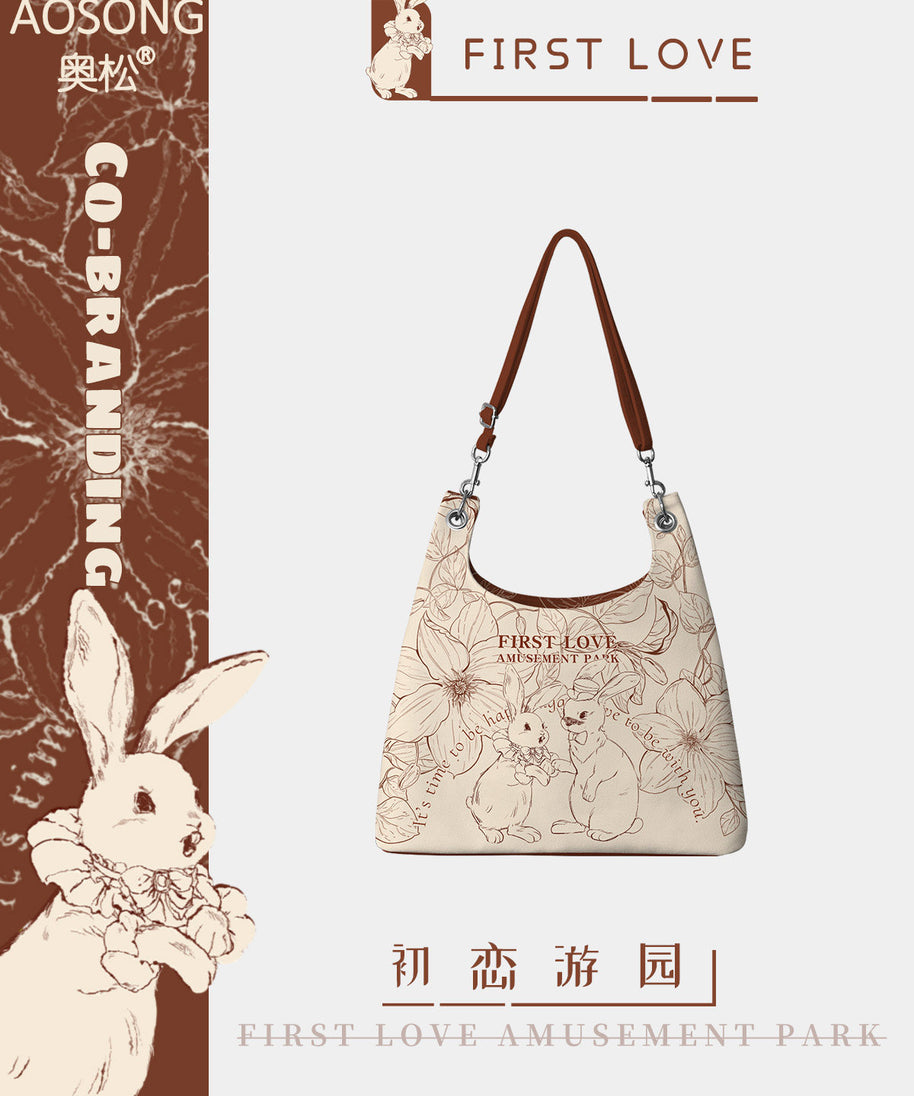 First Love Garden Canvas Shoulder Bag
