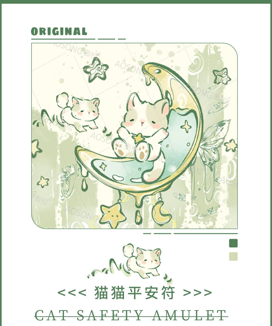 Cat Amulet Canvas Tote