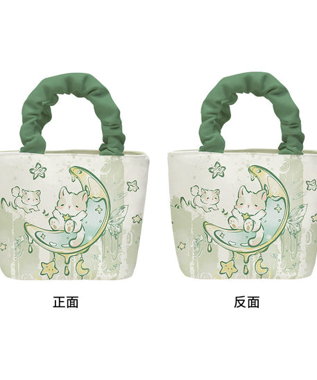 Cat Amulet Canvas Tote