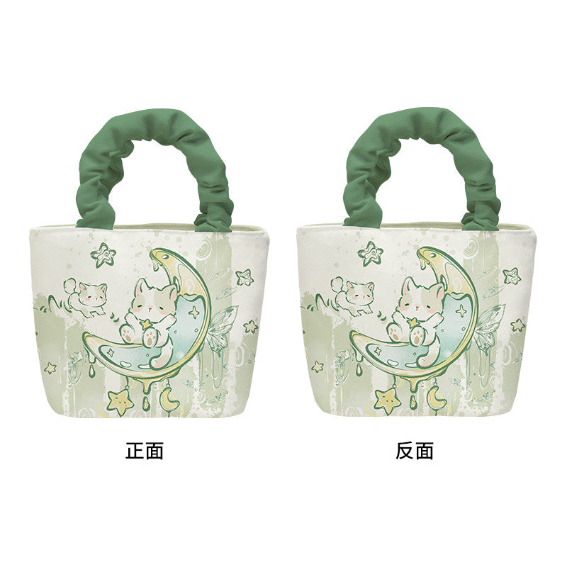 Cat Amulet Canvas Tote