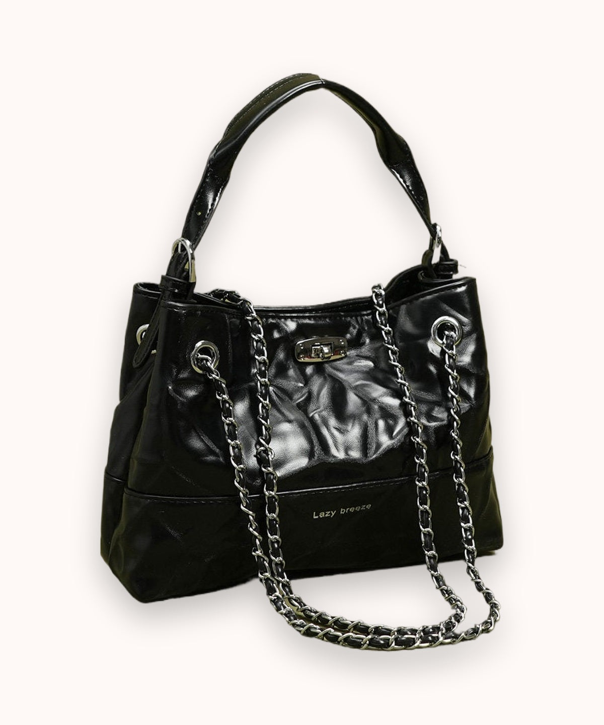 Frost Pebbled Shoulder Bag