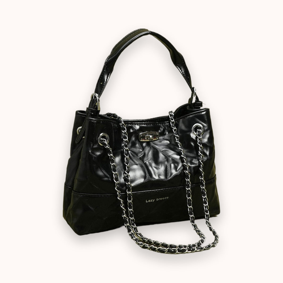 Frost Pebbled Shoulder Bag