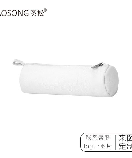 Patchwork Park Canvas Round Pencil Case