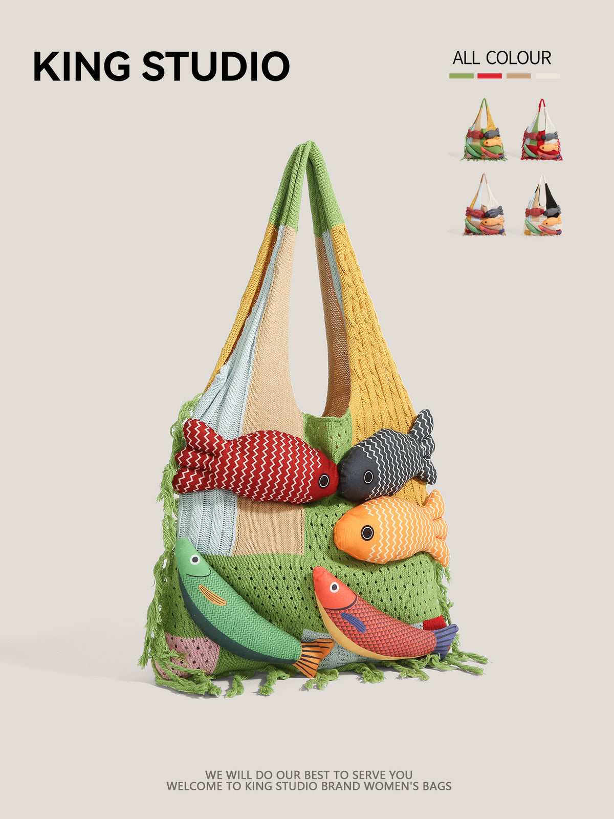 Strick-Shopper „Sardine“