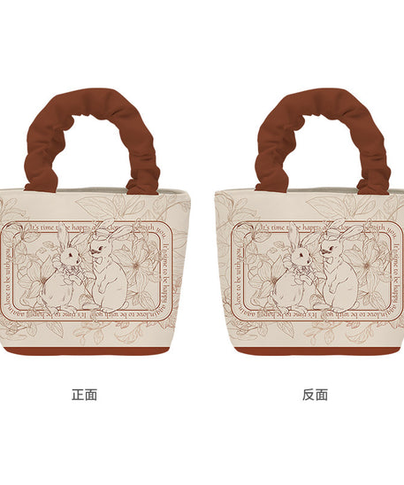 First Love Garden Canvas Crossbody Tote
