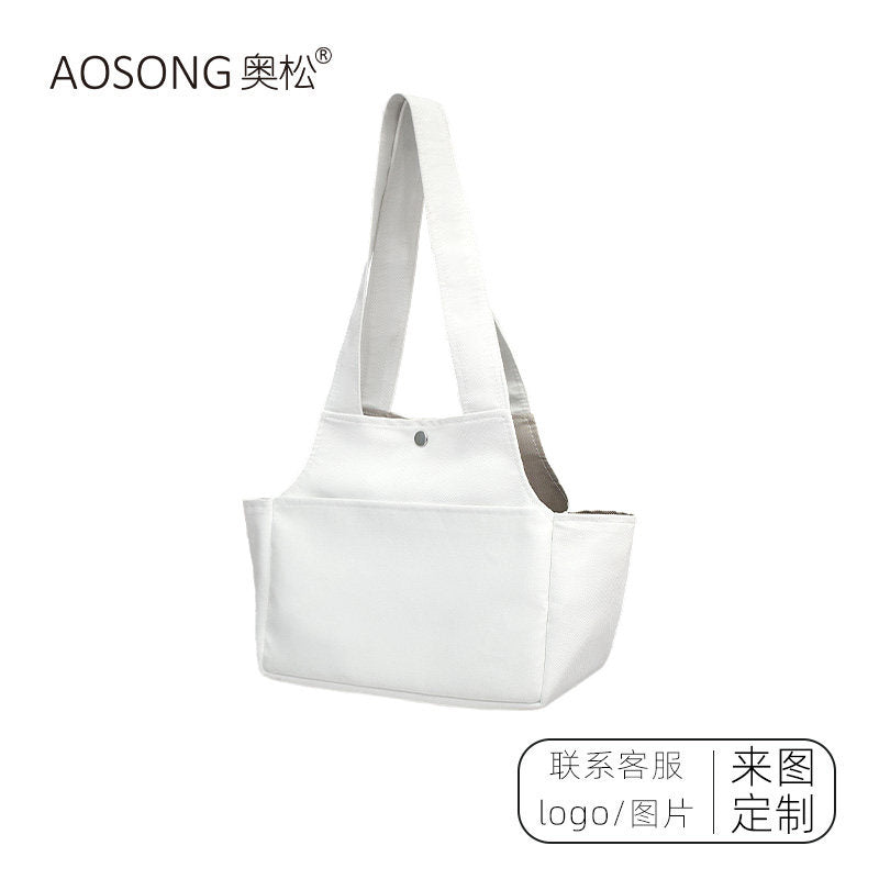 Siamese Corner Canvas Pet Carrier