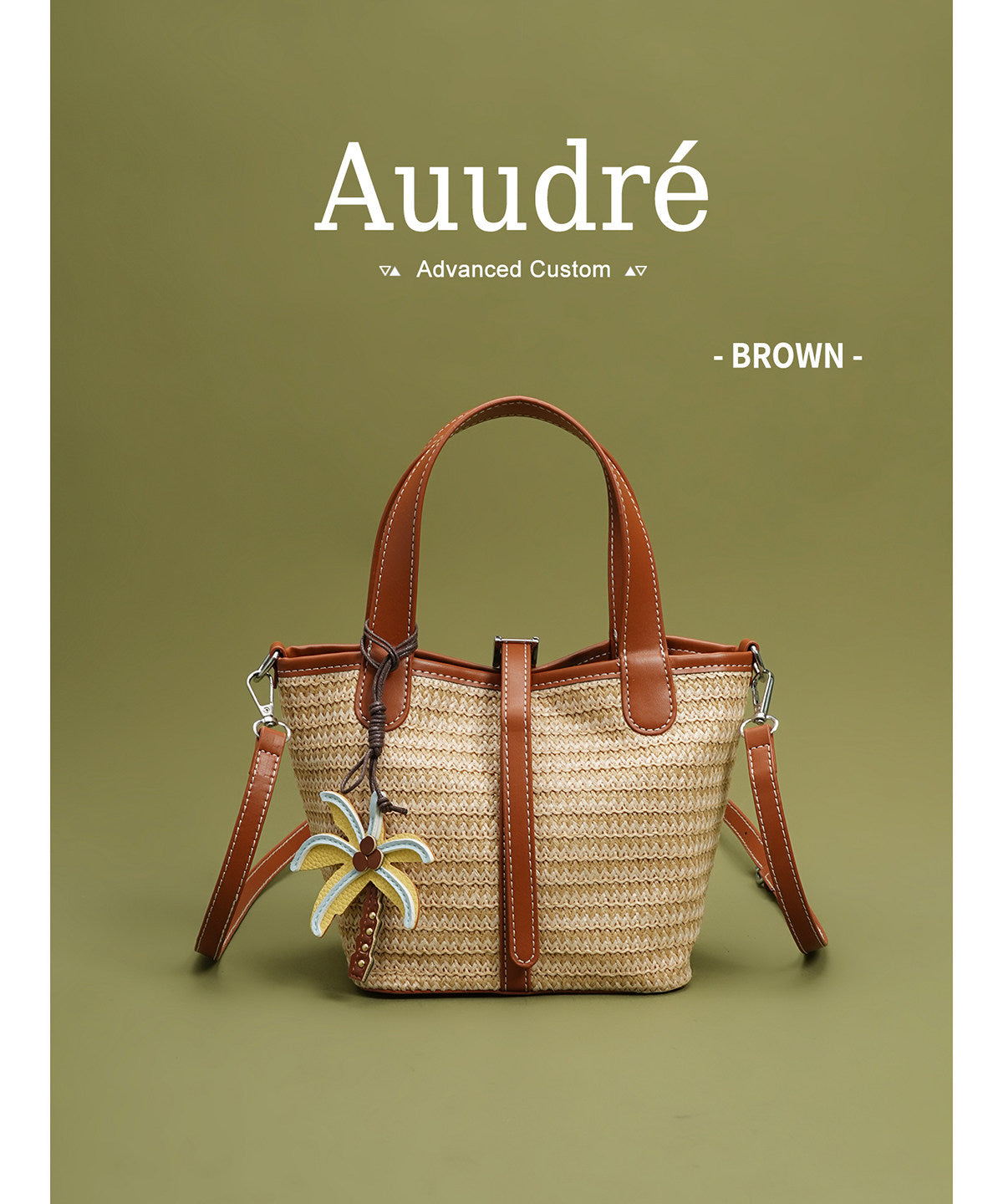 Harbour Mini Tote — Straw