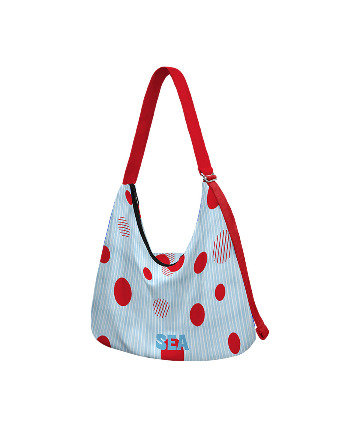 Water Dot Canvas Shoulder Bag