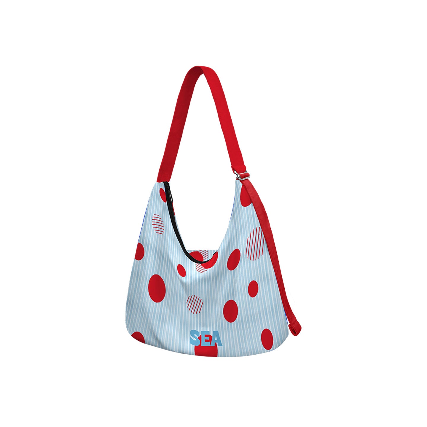 Water Dot Canvas Shoulder Bag