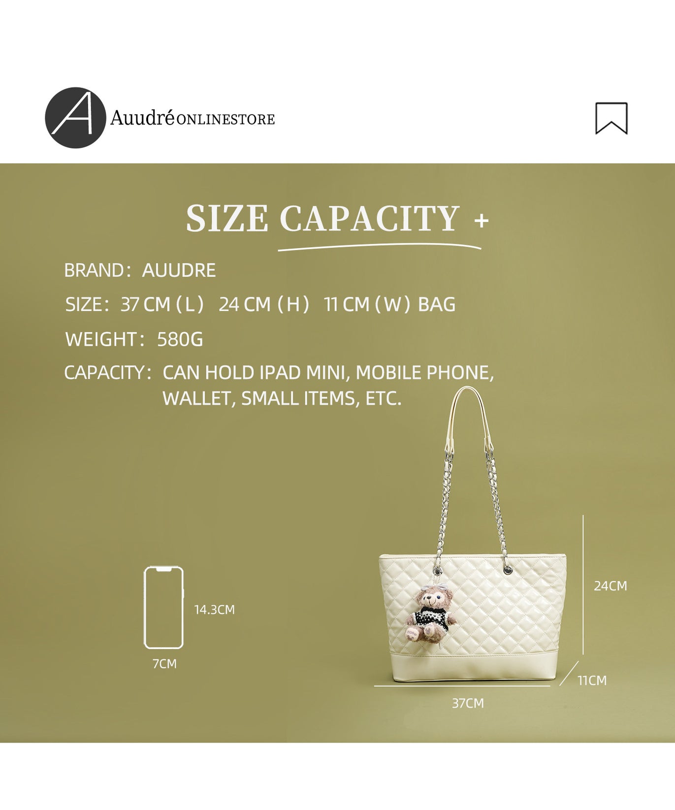 Cloud Quilted Tote
